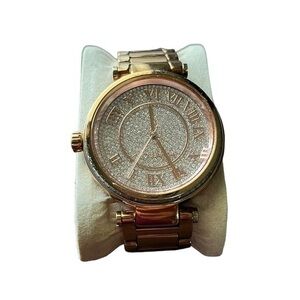 Michael Kors Rose Gold/Bronze Diamond Watch